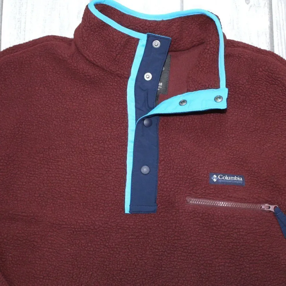 NEW Columbia Sportswear Men's Helvetia Half Snap Fleece Pullover
